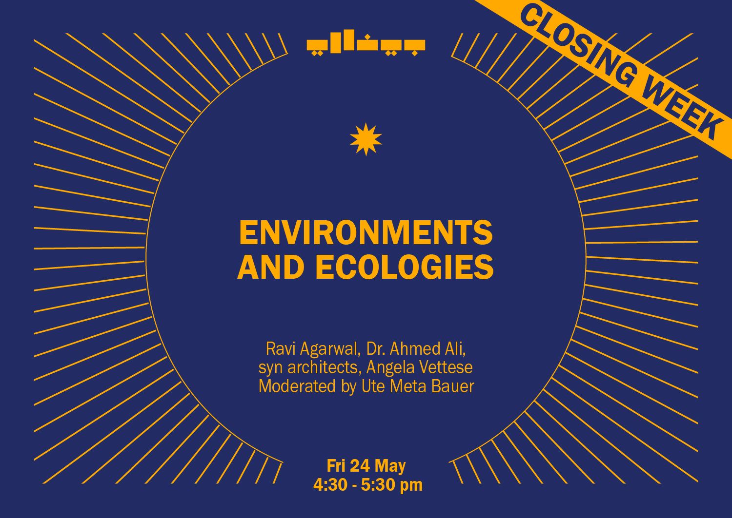 Environments and Ecologies: Ravi Agarwal, Dr. Ahmed Ali Alghamdi, syn architects, Angela Vettese