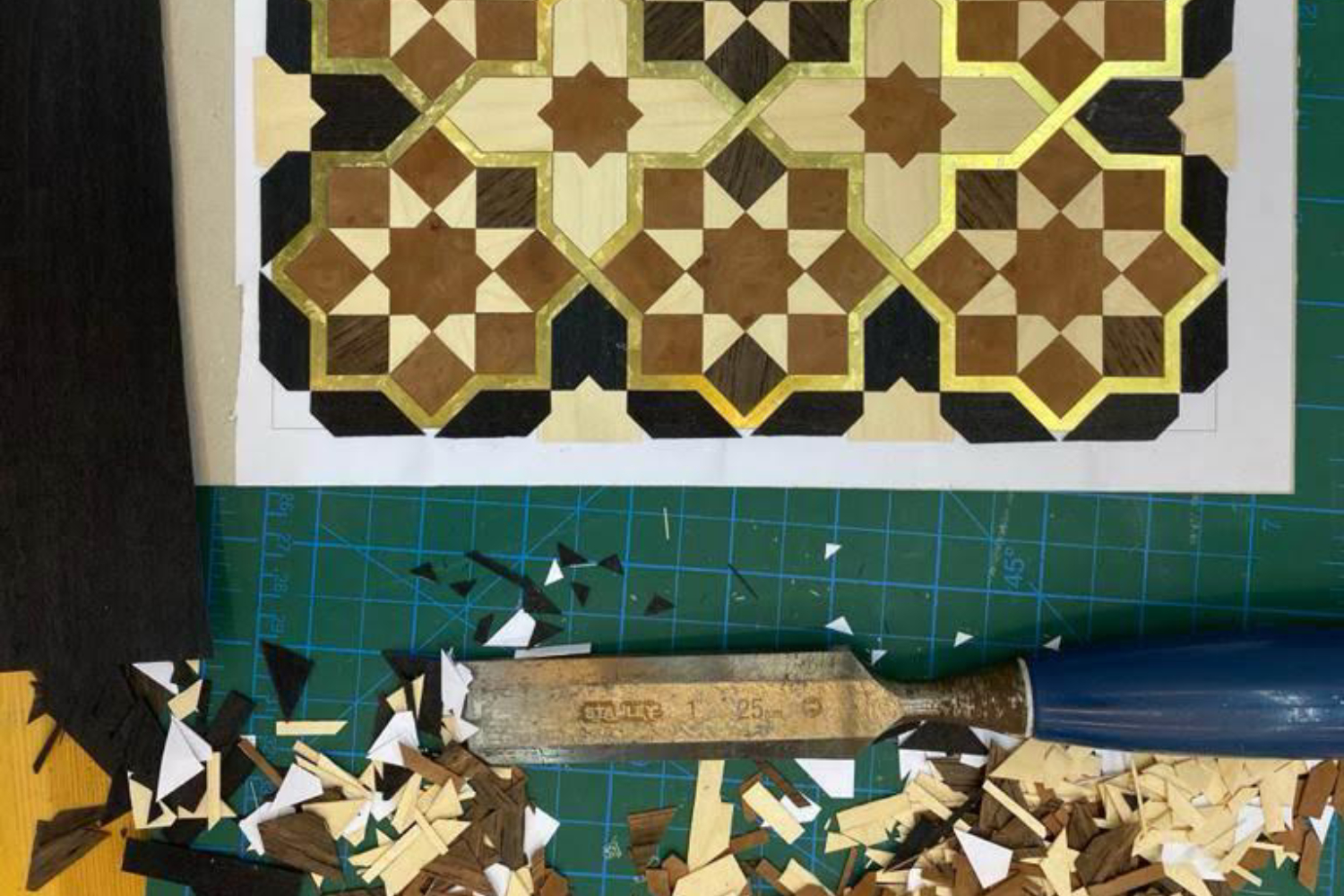 2 Day Program: Wood Veneer Art: Crafting Patterns from Al-Shafi’i Mosque